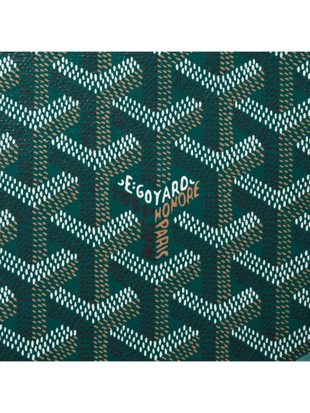 Goyard Alpine MM Backpack Canvas Green Silver